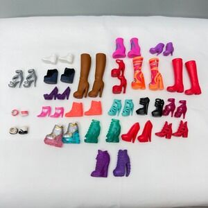 Monster‎ High LOL and Barbie shoe lot Assorted Heels Boots Sandals Etc